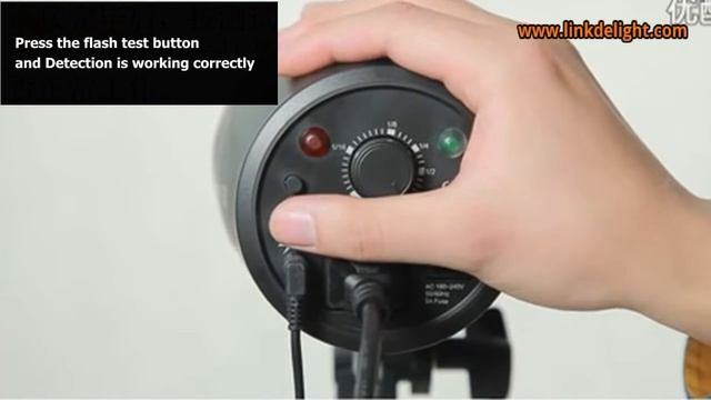 Jinbei Delicacy II-250 Studio Flash GN50 220V Testing Video -- Linkdelight.com смотреть онлайн