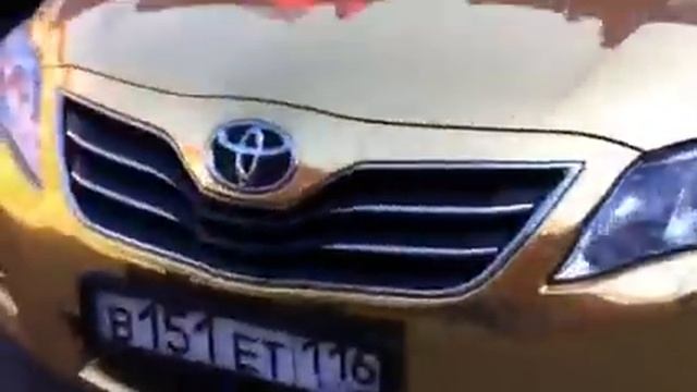 Золотая TAYOTA Camry Альметьевск смотреть онлайн