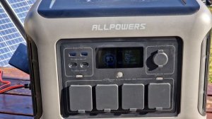 ALLPOWERS R1500 Portable Home Backup Power Station + 1800W UPS Function with LiFePO4 Batteries