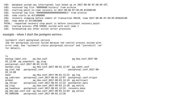 DevOps & SysAdmins: barman + postgresql not start after barman retore смотреть онлайн
