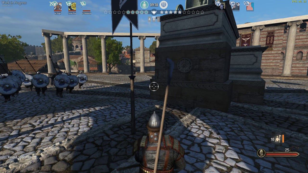 Mount and blade 2 Bannerlord Khuzait vs Sturgia on the streets of syllianon archers vs huscarls смотреть онлайн