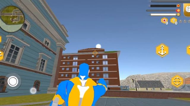 Spider Rope hero man Gangster crime city Battle game. смотреть онлайн