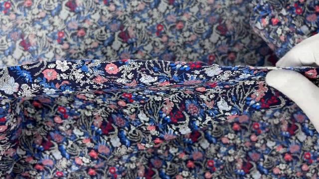 Ткань Поплин стрейч принт № 4 смотреть онлайн