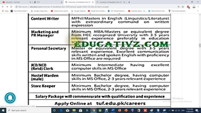 The University Of Faisalabad Jobs 2020 in Pakistan | University of Faisalabad Jobs 2020 Apply Onlin смотреть онлайн
