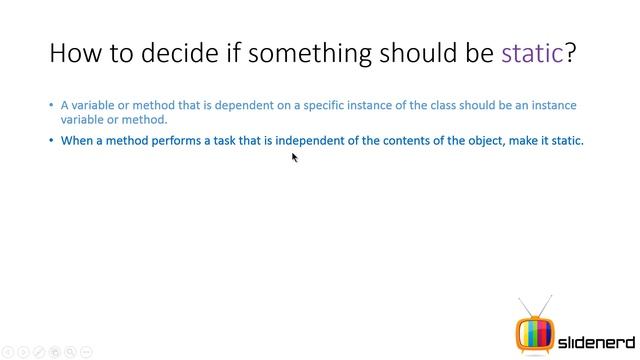 44 Java Static Methods Example Why main() is static | смотреть онлайн