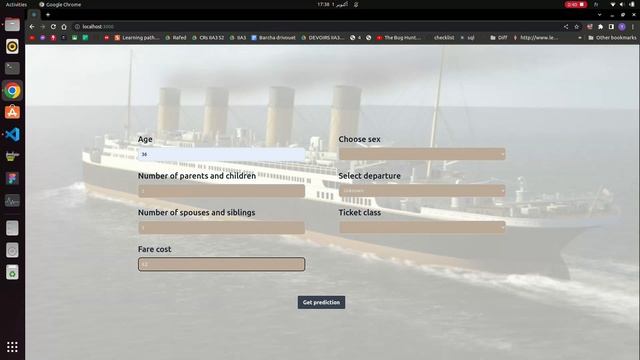 Kaggle Titanic passenger survival prediction with FastAPI & ReactJS. смотреть онлайн