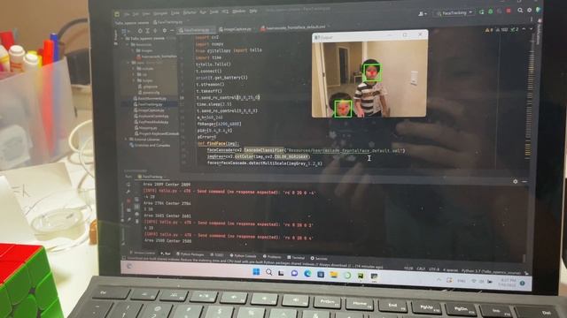 Tello Face recognition and tracking смотреть онлайн