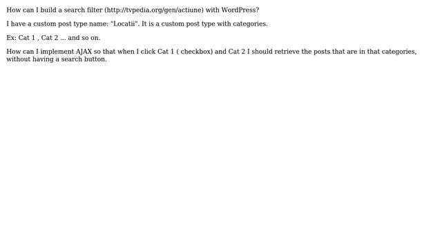 Wordpress: How can I use AJAX with check-box categories? (2 Solutions!!) смотреть онлайн