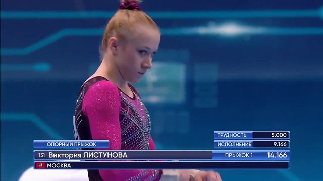 Viktoriia Listunova (RUS), VT, 2023 Russian Championships EF смотреть онлайн