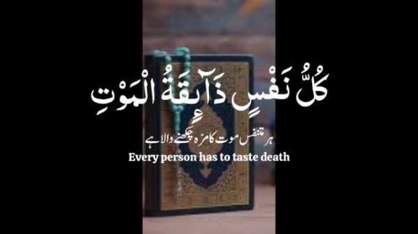 Every soul will take the taste of Death | Kullu Nafsin Za ikatul Maout |