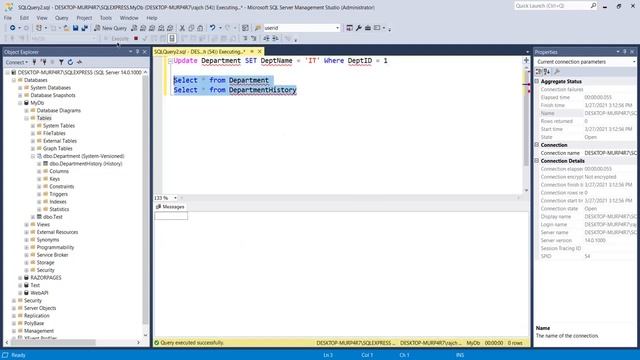 System Versioned Temporal Tables in SQL Server 2016, 2019 with Ex to Insert, Update, Delete, & Drop смотреть онлайн
