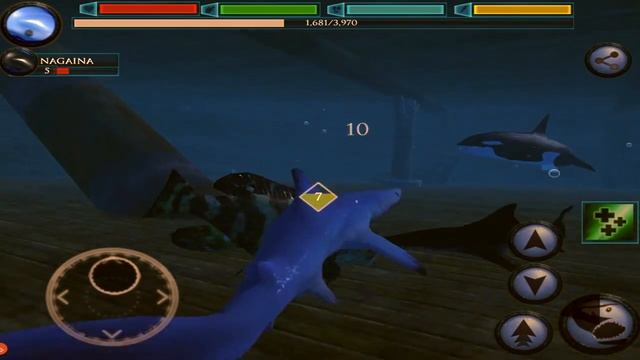 ??Ultimate Blue Shark Simulator, Ultimate Shark Simulator, By Gluten Free Games смотреть онлайн
