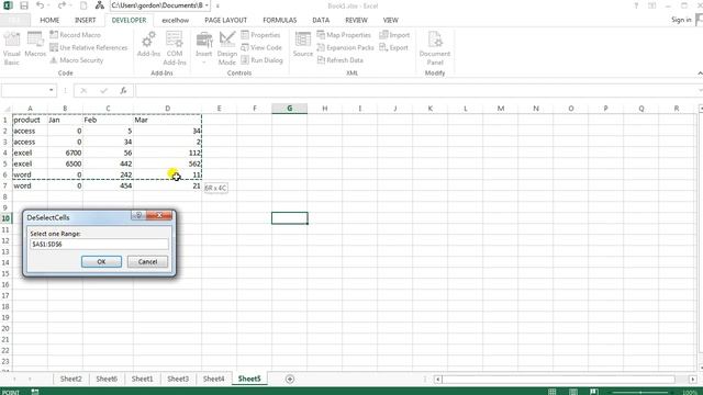 How to Deselect Cells from Selected Range with VBA смотреть онлайн