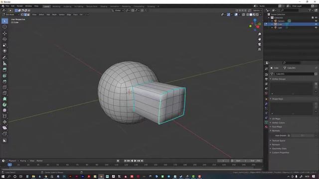 How to do a Smoothing group in blender смотреть онлайн