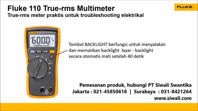 Fluke 110 Multimeter Digital True-RMS смотреть онлайн