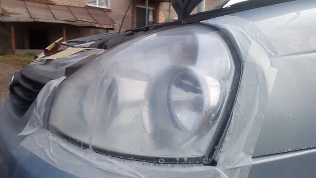 Мутные фары. Полировка фар своими руками. смотреть онлайн