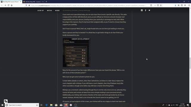 Crusader Kings 3 Dev Diary 6 - Council, Powerful Vassals and Spouse Councillor [ CK3 Gameplay News смотреть онлайн