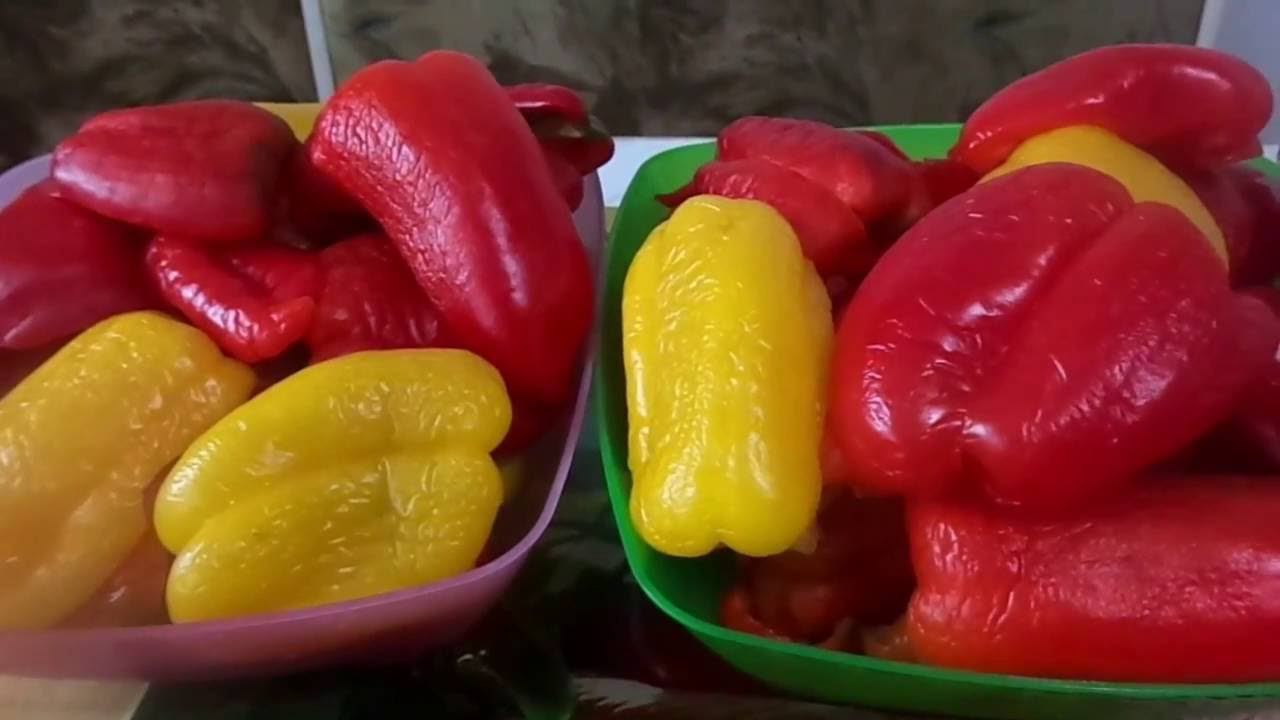 Домашний Маринованный Болгарский Перец за 10 мин Без Стерилизации. Простая Заготовка на Зиму. смотреть онлайн