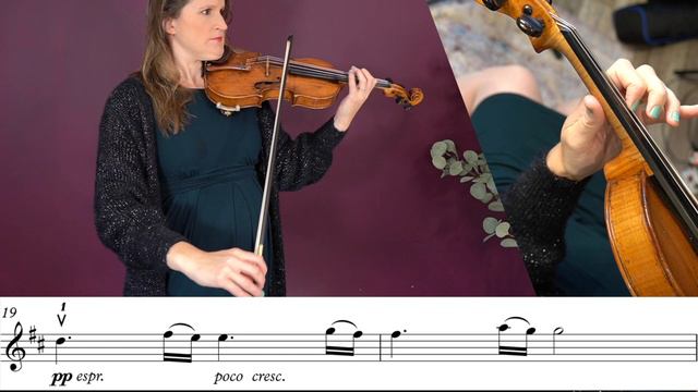 BACH Air Violin Tutorial (Aria from the Suite in D) смотреть онлайн
