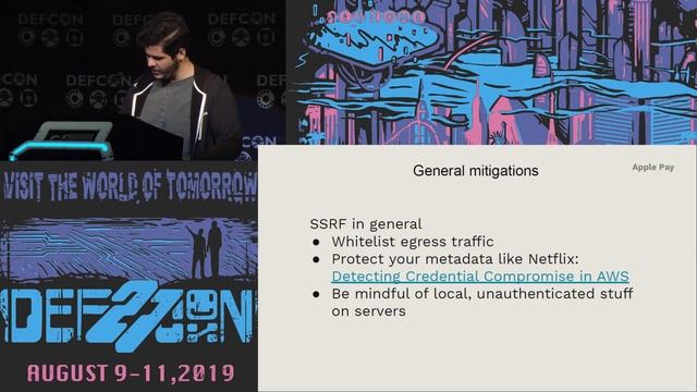 Joshua Maddux - API Induced SSRF How ApplePay Scattered Vulns Across the Web - DEF CON 27 Conferenc смотреть онлайн