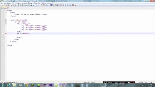 HTML / CSS Full Screen Image Slider (Part 1) смотреть онлайн