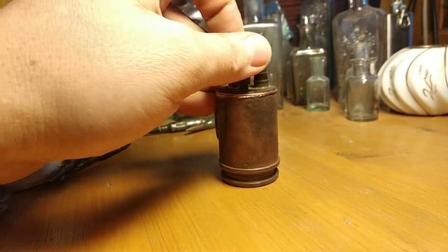 Настольная бензиновая зажигалка из гильзы смотреть онлайн