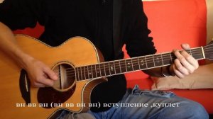 Шелковое сердце . Паскаль. Видео  разбор песни