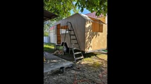 Дом на колесах из прицепа. Своими руками. Начало строительства. Ч 1.