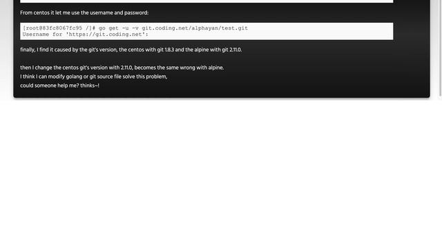 Docker alpine golang go get error for coding.net private repo смотреть онлайн