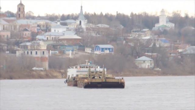 Окский-27 пришел в Касимов на зимовку. смотреть онлайн