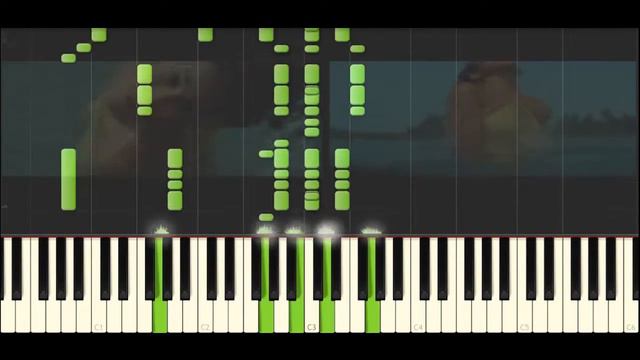 Обучение пианино Flo Rida Whistle piano by tutorial смотреть онлайн