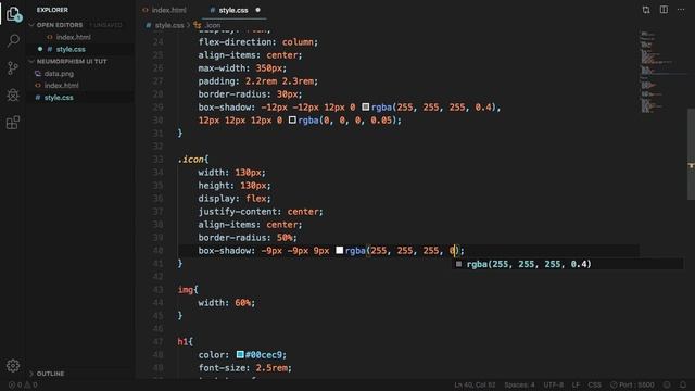 Neumorphism (Soft UI) Design Using HTML & CSS (2021) смотреть онлайн