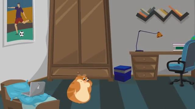 "A surprise for Hammy" Past Continuous and Simple with when смотреть онлайн