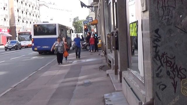 Обзор Риги.На улице города. смотреть онлайн