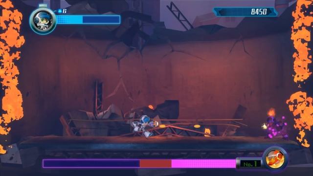 Mighty No. 9: Pyro Boss Fight Tutorial смотреть онлайн