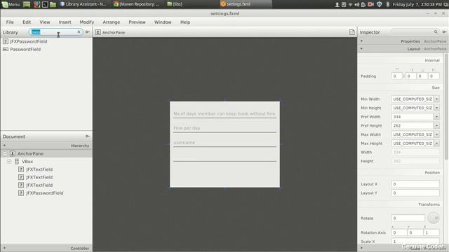 JavaFX Library Software #17 : Designing Settings window смотреть онлайн
