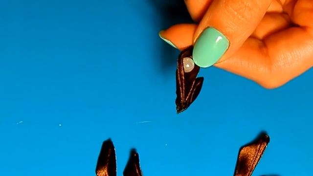 DIY: Заколка-автомат для волос Канзаши/Мастер Класс/Hairpin Kanzashi/Master Class смотреть онлайн