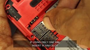 Nokia 2660 Flip - How To Insert/Remove SIM and Micro SD Card