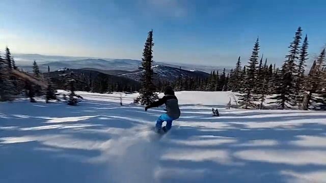 Шерегеш 2019г. Каменная речка. смотреть онлайн