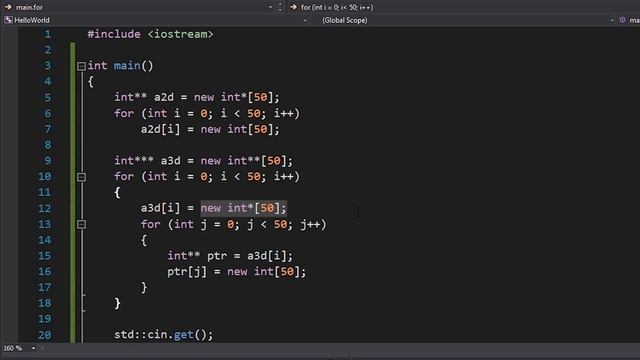 Multidimensional Arrays in C++ (2D arrays) смотреть онлайн