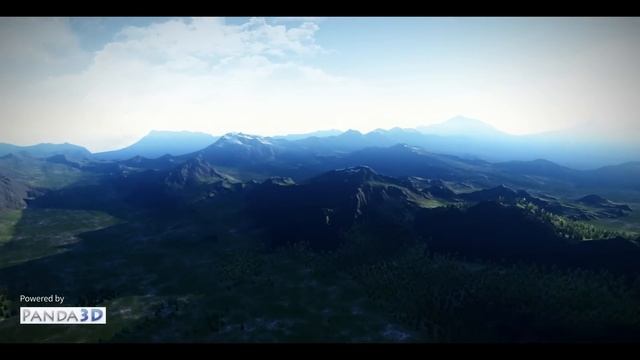 Panda3D Terrain and Forest Demo, Dynamic Lighting смотреть онлайн