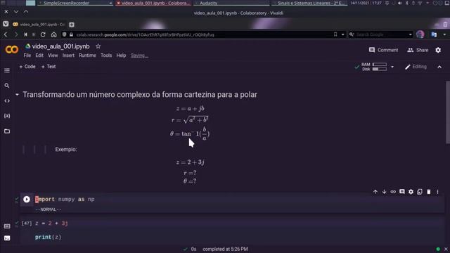 Números Complexos em Python - Forma Polar e Cartesiana | Aula Prática 01 смотреть онлайн