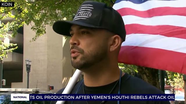 Joey Gibson spouts conspiracy theories on protest eve смотреть онлайн