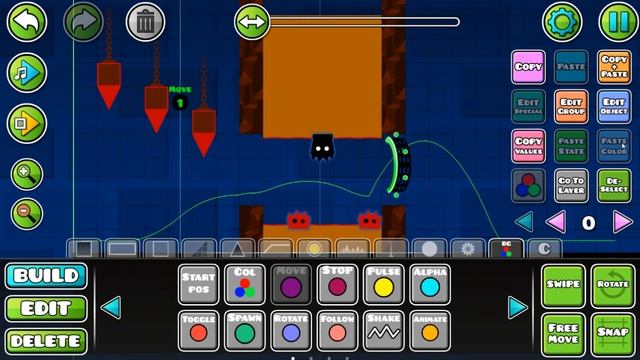 Как сделать красивый декор и двигущие блоки смотреть онлайн
