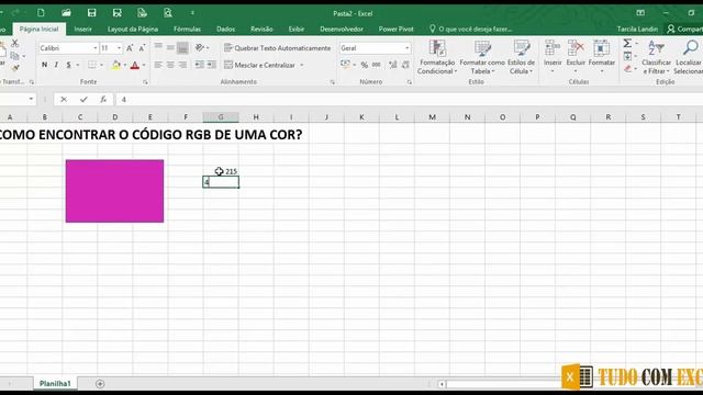 Como encontrar o código RGB de uma cor no Excel смотреть онлайн