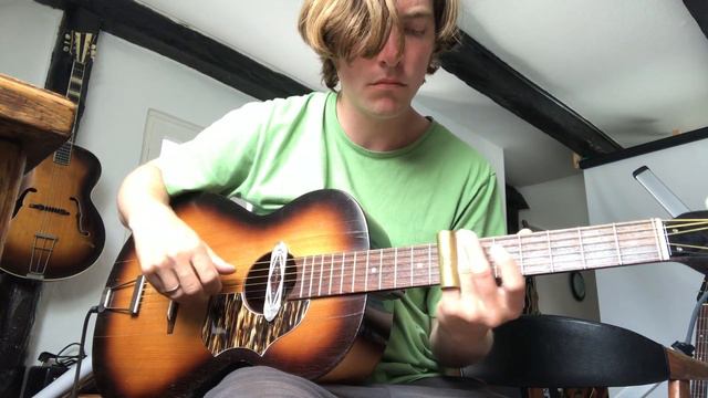 1965 Framus 5-1/50 Parlor Guitar With Gretsch Deltoluxe Pickup - Demo