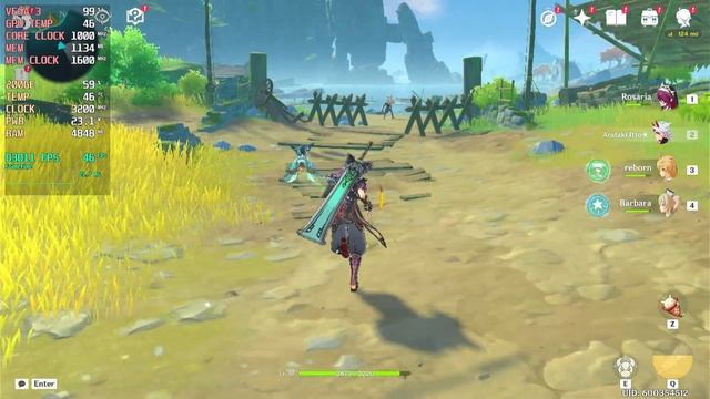 Genshin Impact | Athlon 200GE | VEGA 3 | 16GB RAM смотреть онлайн