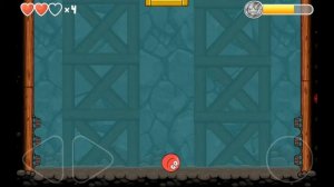 Прохождение Red ball 4. 75 уровень. Красный шарик - подземные ходы.