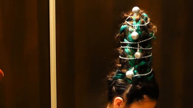 Новогодняя Ёлка На Голове// Как Сделать Причёску Ёлку с канекалоном/ Hairdo Christmas Tree смотреть онлайн