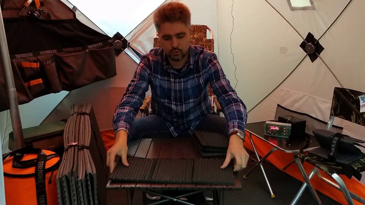 Пол TERNIKS в зимнюю палатку. Сравнение моделей. смотреть онлайн